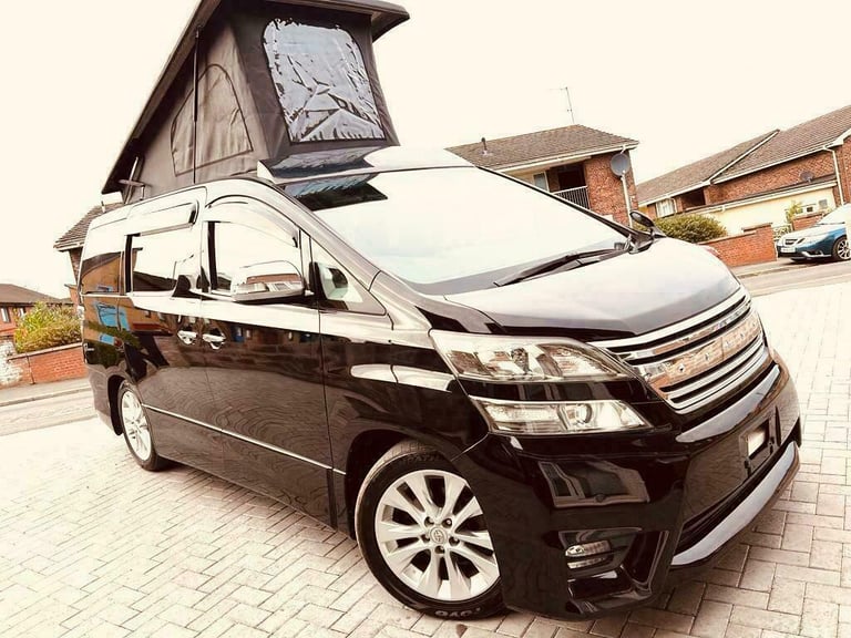 2008 Toyota ALPHARD VELLFIRE POP TOP 4 BERTH NEW CAMPER CONVERSION RUST FREE 