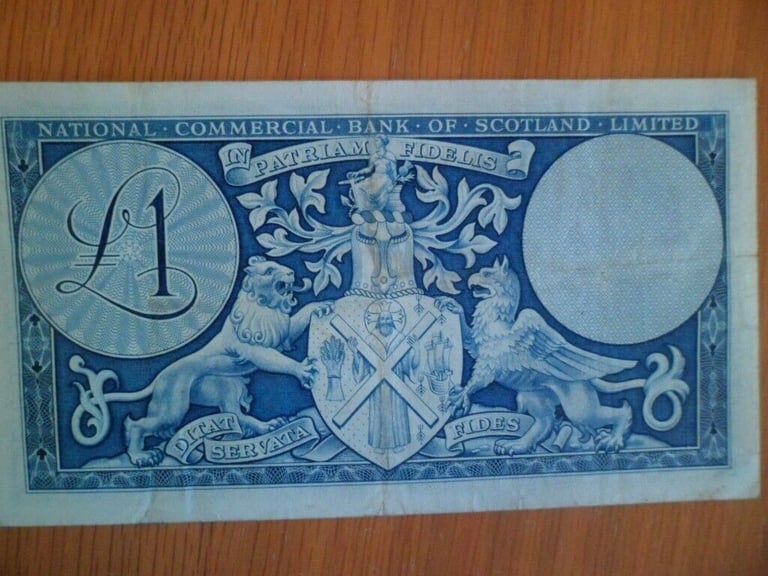 Collectors  National commercial bank of scotland limited