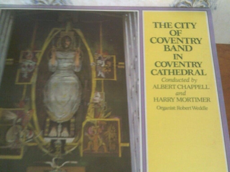 3 COVENTRY  ITEMS   2 BOOKS 1 LP   REF THE CATHEDRAL
