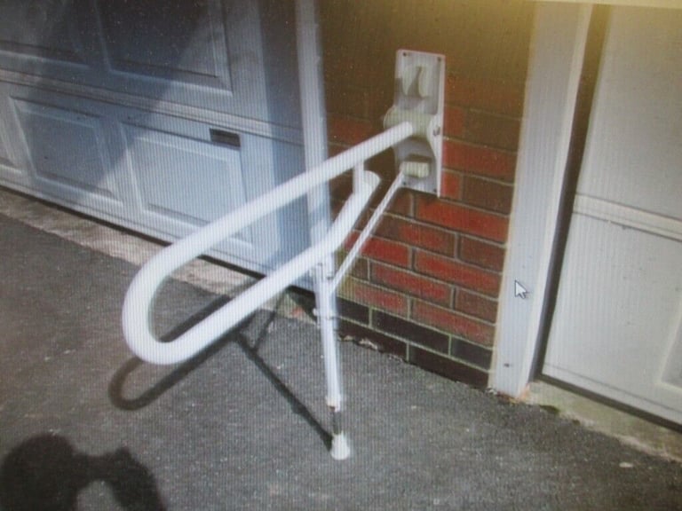 image for Drop down Shower / Toilet Support Arm,  Bolts solid to wall 