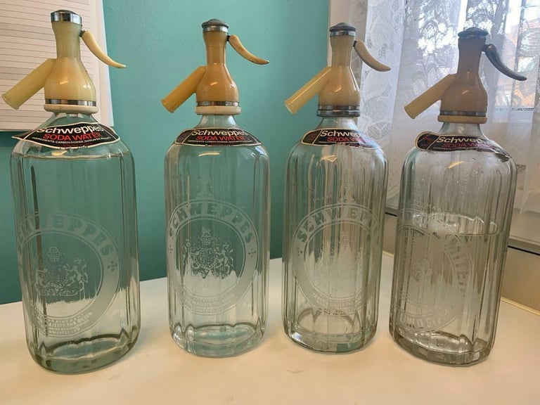 Vintage Schweppes Soda Syphons