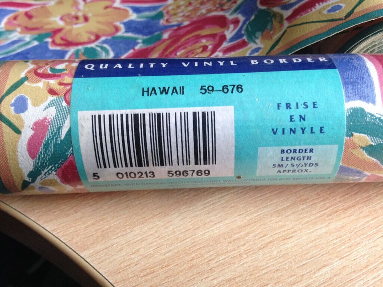 2 Vinyl decorative border 2 x 5 meters long