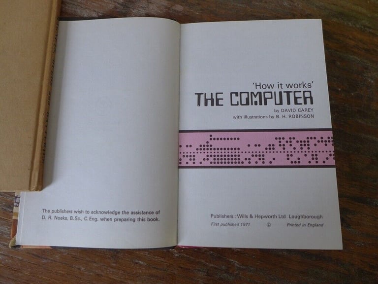 Three Vintage 1st edition LADYBIRD Books: MAGNETS, BULBS and BATTERIES; THE COMPUTER; THE TELEPHONE