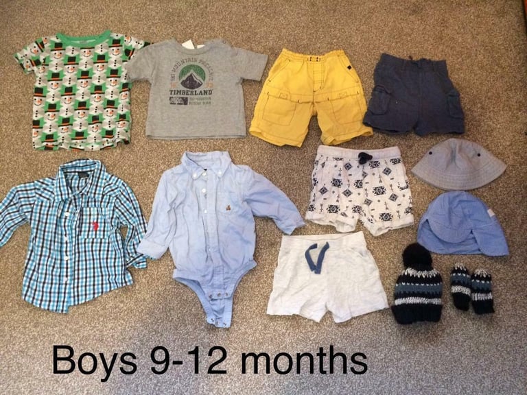 image for Boys 9-12 months clothes bundle