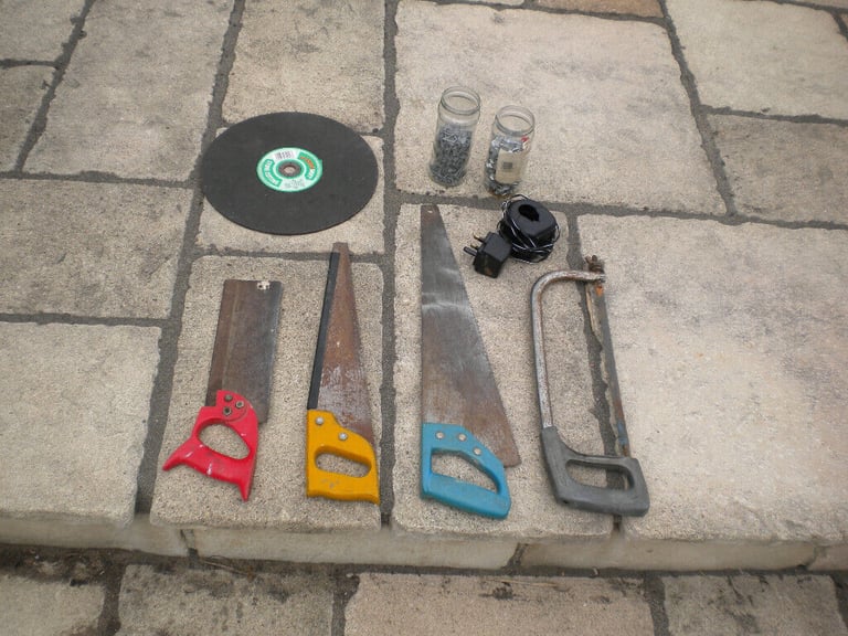 image for VARIOUS SAWS,CUTTING DISC. BLACK AND DECKER  CHARGER, ETC.  NEW POST CODE WR2 WORCESTER