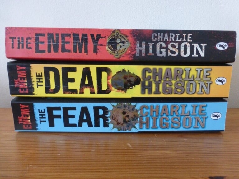 image for 3x Charlie Higson The Enemy books (The Enemy, The Dead, The Fear) - teen fiction