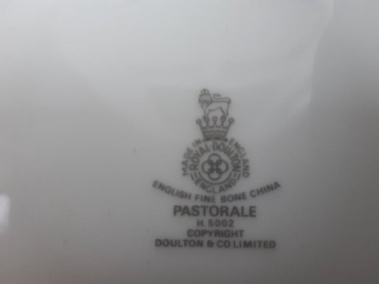 Royal Doulton Pastorale Pattern Sugar Bowl