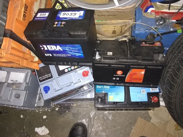 NEW STOP START BATTERIES 3 YEARS GUARANTEE FROM £75  STANDARD BATTERIES FROM £32