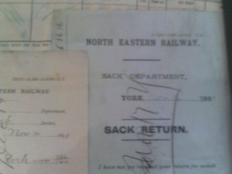 11 MIXED  NORTH EASTERN RAILWAY ITEMS   FRAMED  