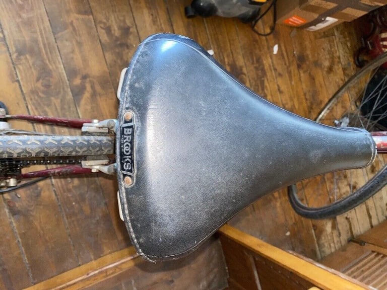 Very rare vintage Viking Ladies' bike, dark red, mid-century, in working order 
