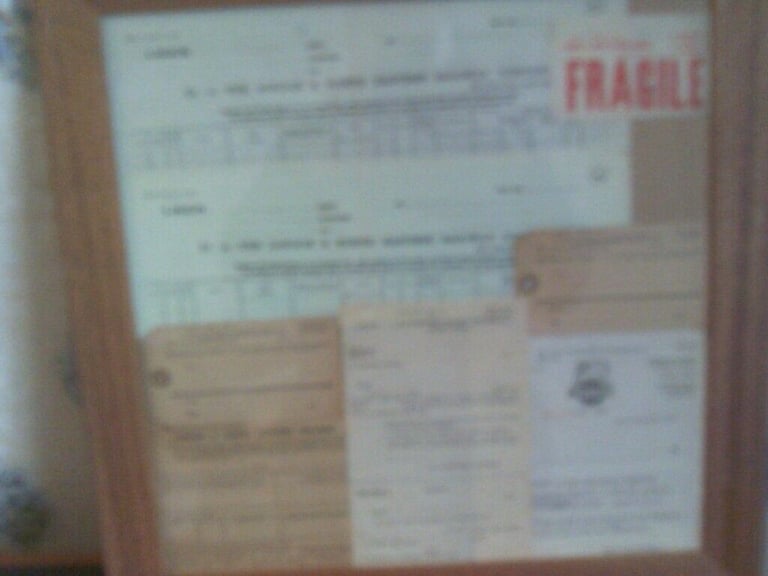 image for 8 LONDON + NORTH EASTERN RAILWAY ITEMS   FRAMED  