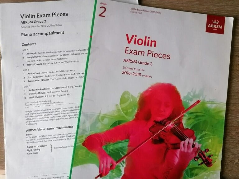 image for ABRSM Violin Grade 2 Exam Pieces and the Piano accompaniment   