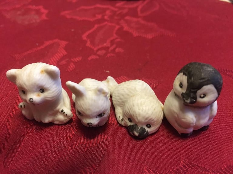 Tiny/Mini Size Animals Ornaments. 
