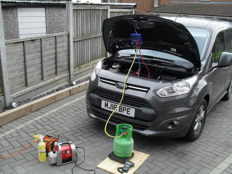 MOBILE CAR AIR CONDITION REGAS SERVICE  and ANTI BACTERIAL  ULTRASONIC CLEAN