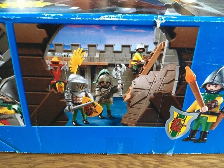 Playmobil Castle With Working Drawbridge & Extra Knights