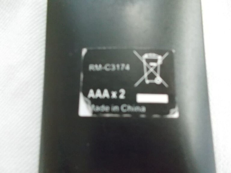 Remote control to operate a JVC LT 55C550 perfect working order