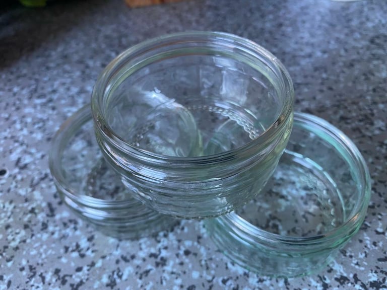 image for Heat resistant glass cups. 12 for £3