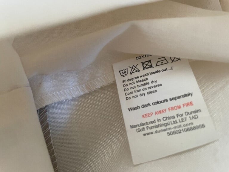 DUNELM 2X PILLOWCASES NEW 