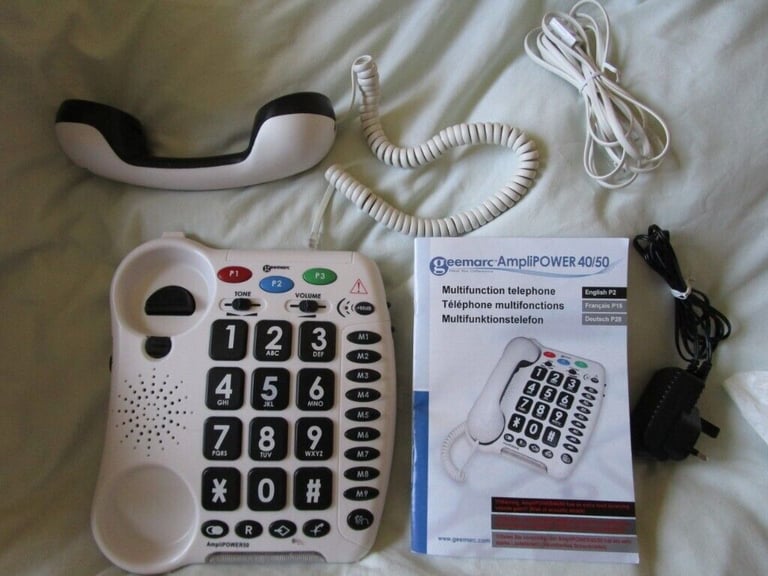 image for Massive Saving on this Special Hi-Power Telephone for Disabled Folk - Geemarc AmliPOWER 50