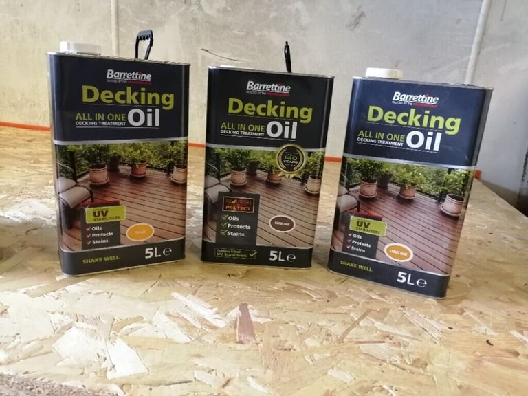 Decking Oil Various Colours, 5ltr £58.00