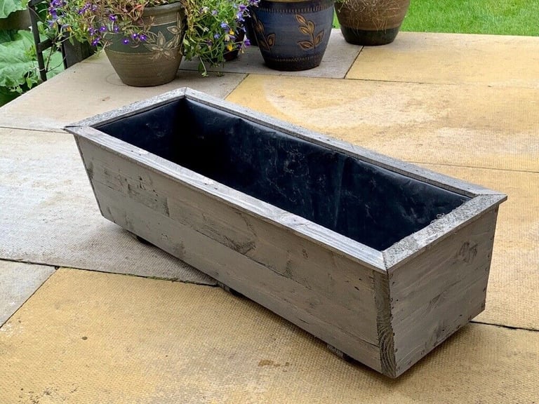 image for Wooden Window Box Planter for Flowers/Plant or Vegetables 