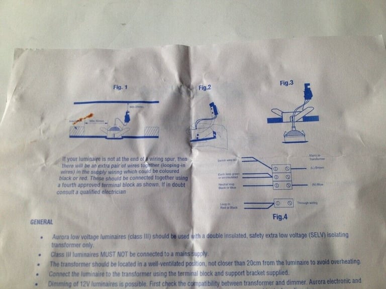 Low voltage shower downlighter