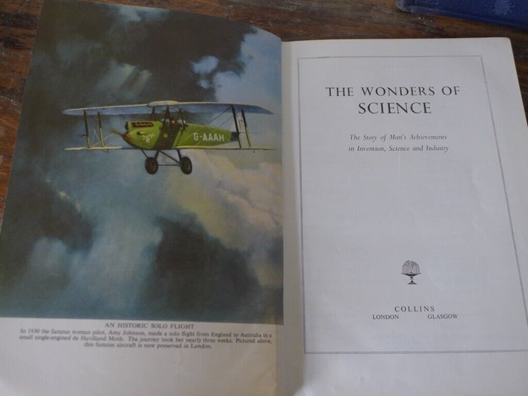 Two collectable vintage science books. £15 for the two.