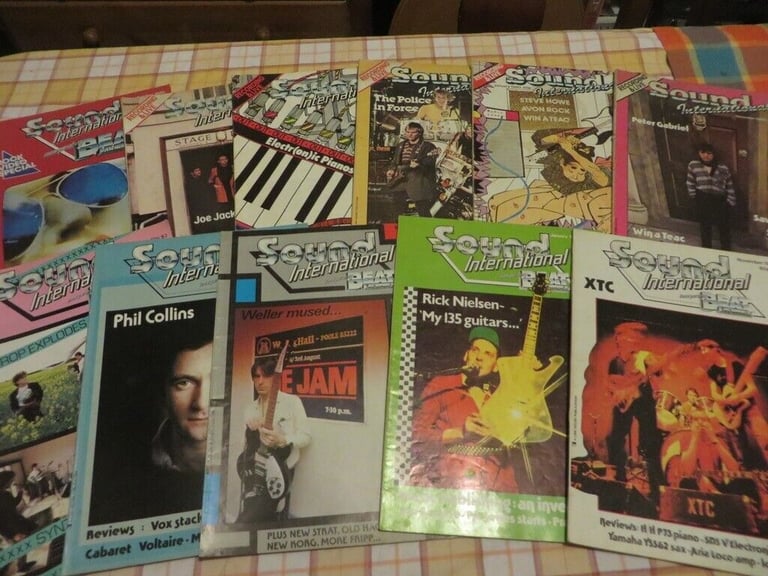 Collectable music magazines from the 70’s, 80’s, 90’s, 00’s, 10’s. 