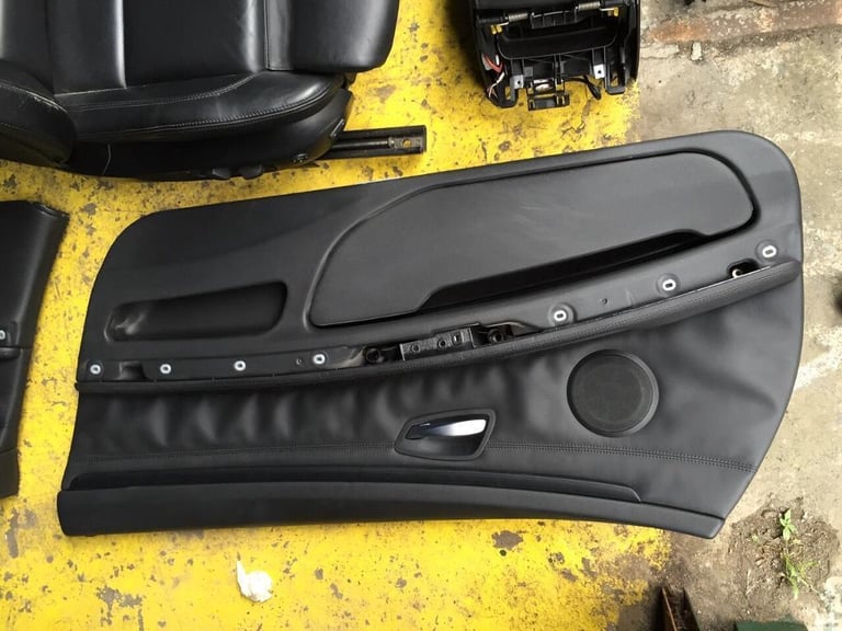BMW E92 M3 Black Heated Leather Interior Complete