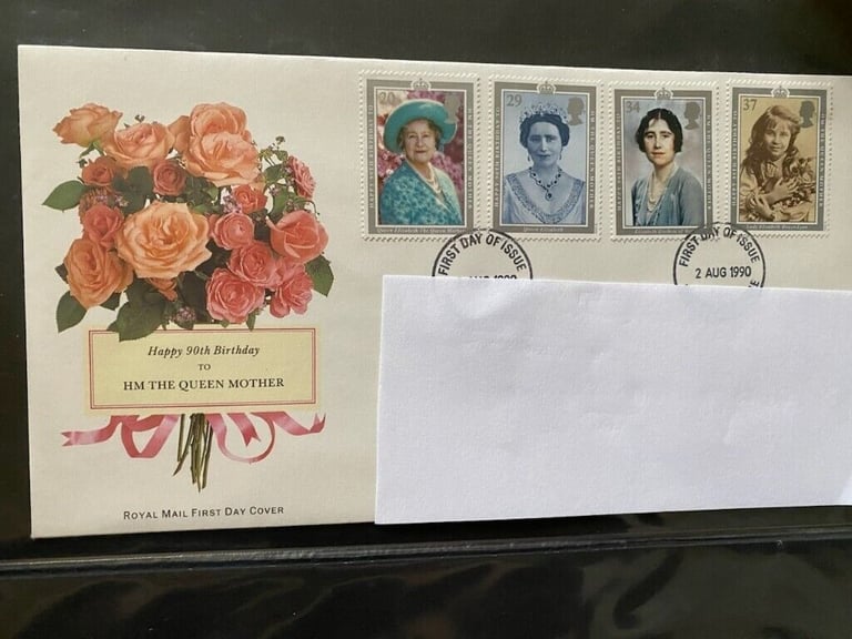 image for Royal family First Day Cover stamps, various sets, receivers address details covered for privacy