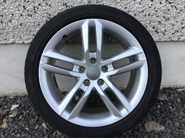 18INCH 5/112 AUDI S-LINE GENUINE ALLOY WHEELS WITH TYRES FIT VW SEAT SKODA ETC