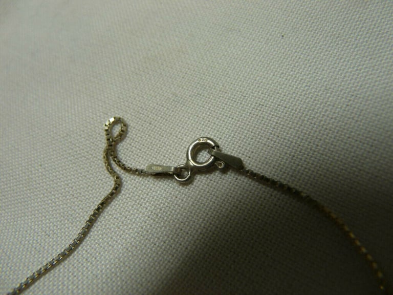 AE-16inch Sterling Silver 925 Chain Necklace with pretty Flower Pendant Charm 