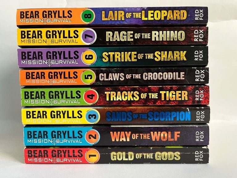 Bear Grylls - Mission Survival Collection - 8 Books Set