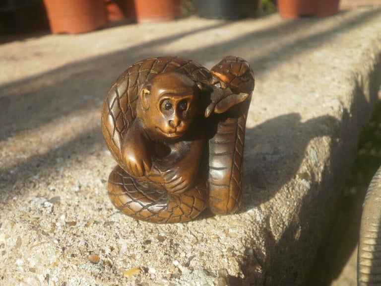 Netsuke gifts hand carved wooden collectable ornament over 299 to choose from