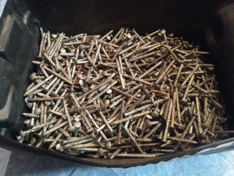 image for Corrugated roof drive screws or call roofing nails.