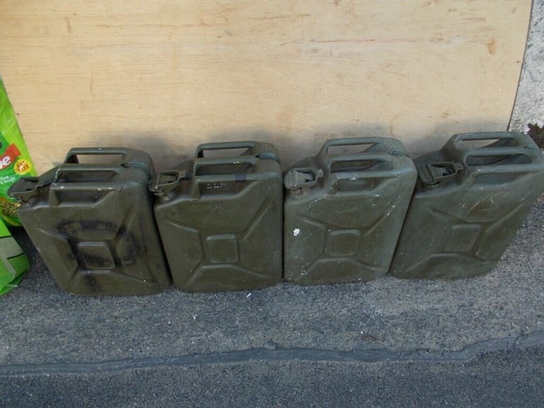 image for 20L Nato Army Petrol Diesel Jerry cans, secure fuel storage