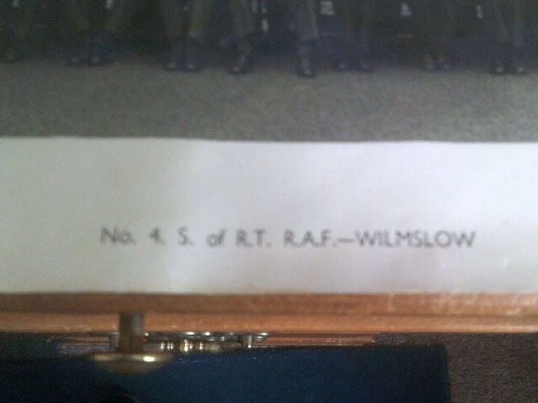 2 RAF WILMSLOW MULTI SIGNED PHOTOS   BUYER COLLECTS 