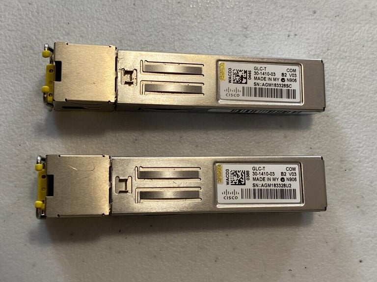 Cisco 30-1410-03 B2 V03 1000BASE-T SFP GBIC GLC-T RJ45 Transceiver (£15 each) #4