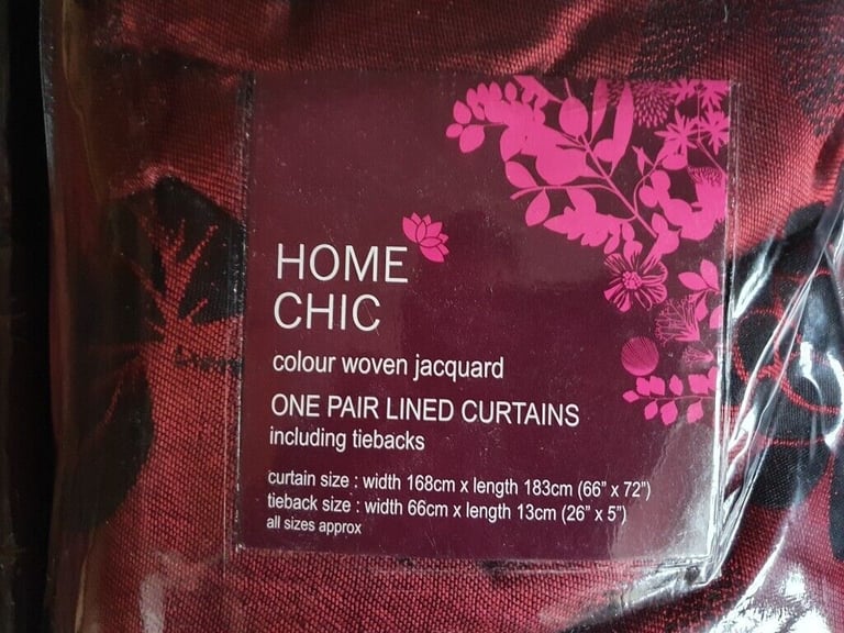 Home Chic colour woven jacquard matching bedding set (Double Duvet, Bedspread, Curtains) 