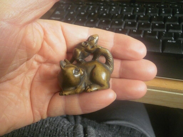 Netsuke gifts hand carved wooden collectable ornament over 299 to choose from