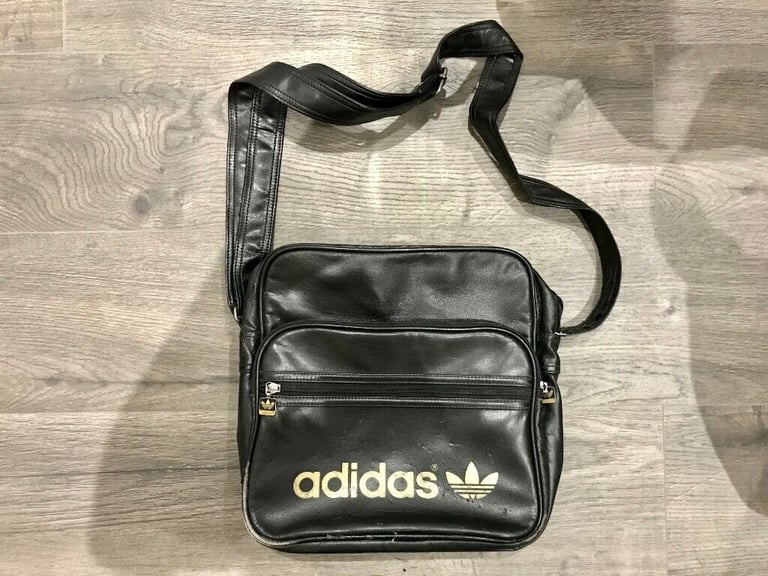 Black & Gold, Adidas Unisex Retro Messenger/Shoulder Bag | in West Ealing,  London | Gumtree