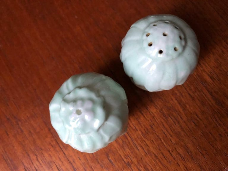 image for Vintage Ceramic Salt and  Pepper  