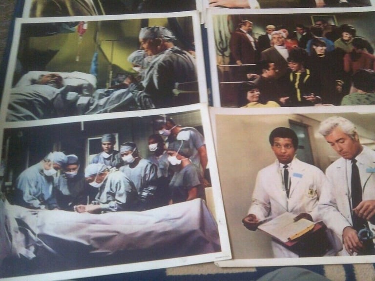 8 ORIGINAL CINEMA LOBBY PHOTO CARDS OPERATION HEARTBEAT RICHARD BRADFORD   BUYER COLLECTS 