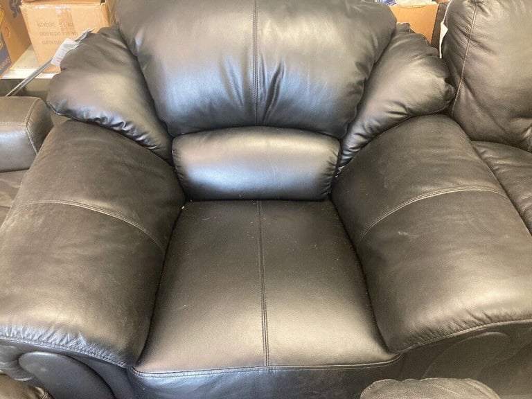 Leather one seater