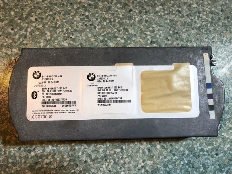 BMW E60, E61, E65, E70, E90 Telematic Bluetooth Control Module