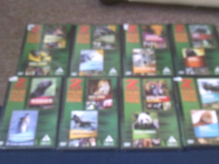 image for 8 LOTS  OF  2 DVD FILM WILDLIFE PACKS    NEW SEALED 