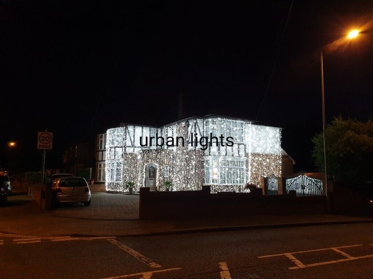 asian wedding lights hire, indian wedding lights, led lights, outside house lights 