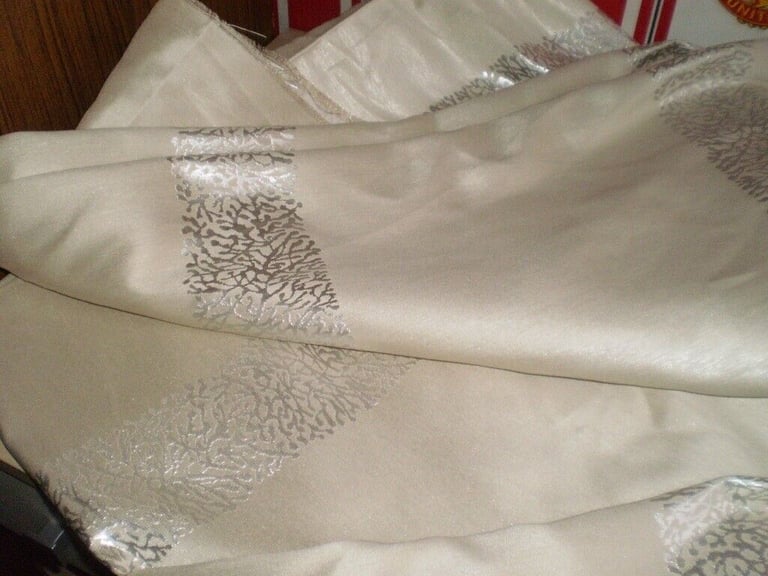 Fabric  Good Quality  Fabric  Pale Silver  Colour New 