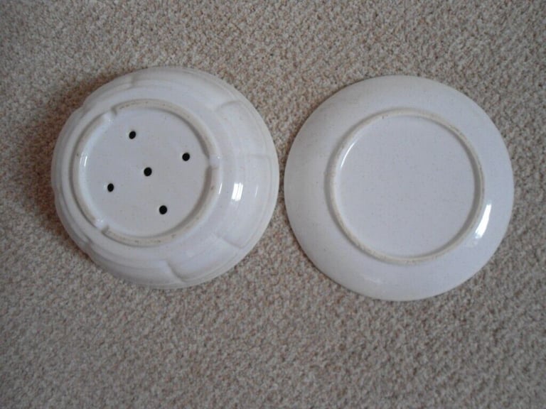 Fruit Bowl Server/Drainer with Under Plate