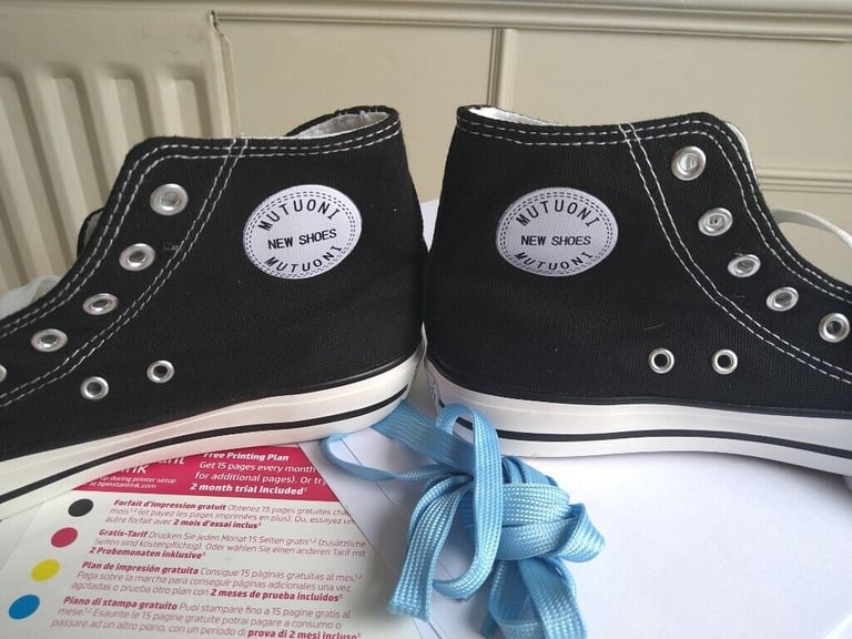 Stranger Things canvas boots BRAND NEW.  UK Size 5 (EU38).